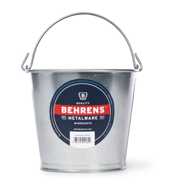 Behren - 2 Quart Galvanized Steel Pail