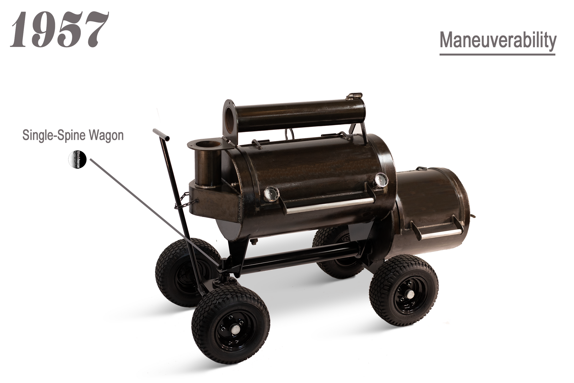 1957 Offset Smoker from Workhorse Pits