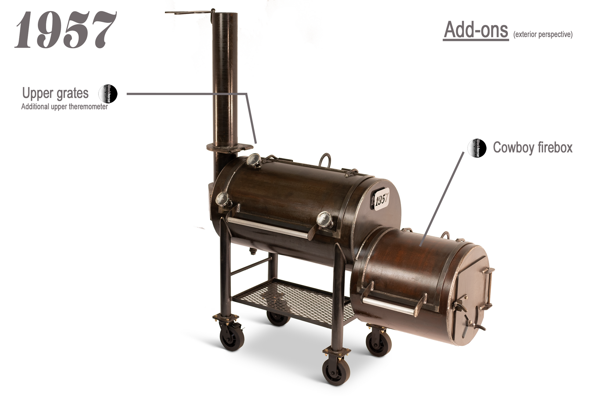 1957 Offset Smoker from Workhorse Pits