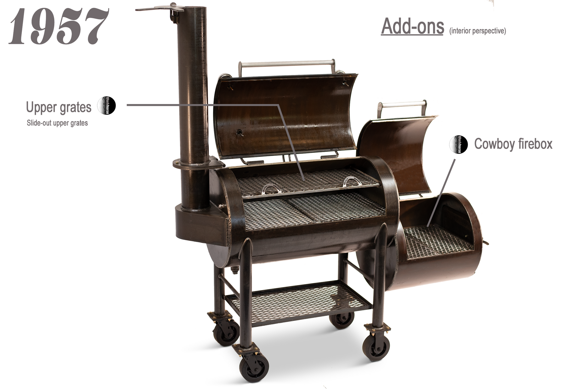 1957 Offset Smoker from Workhorse Pits