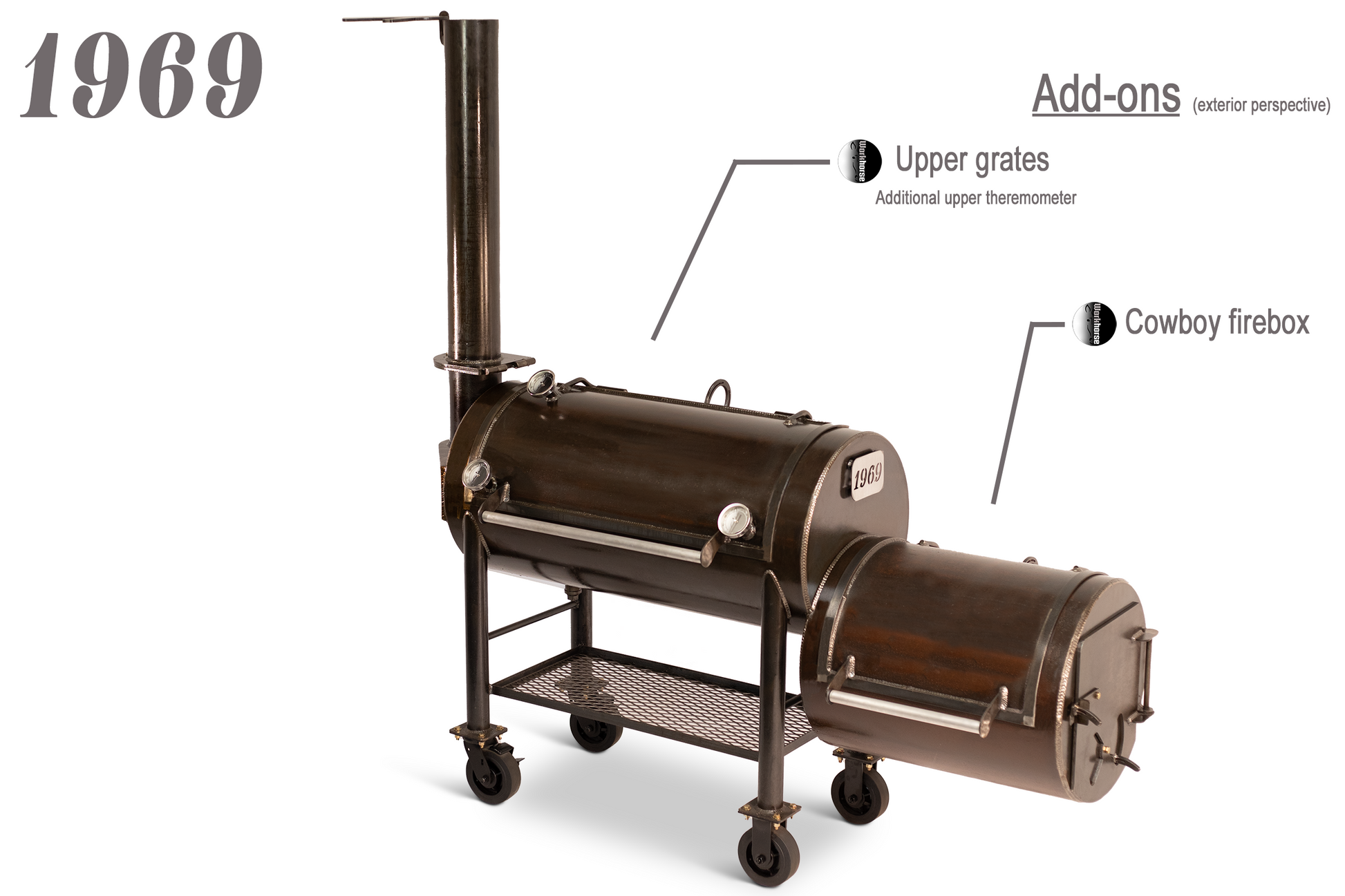 1969 Offset Smoker from Workhorse Pits
