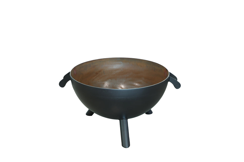 30" Black Finish Cauldron Leg Base