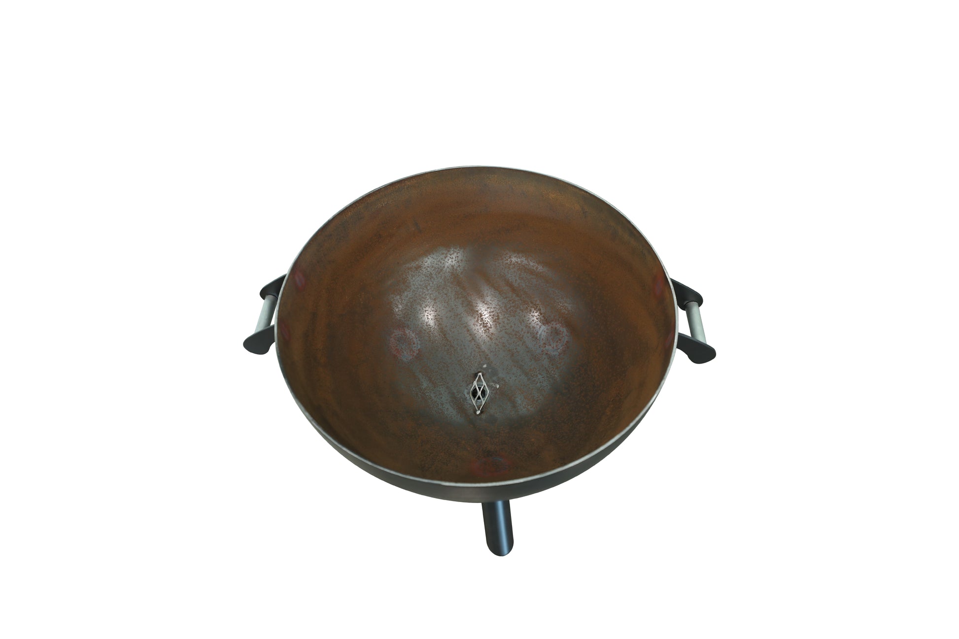 30" Black Finish Cauldron Leg Base