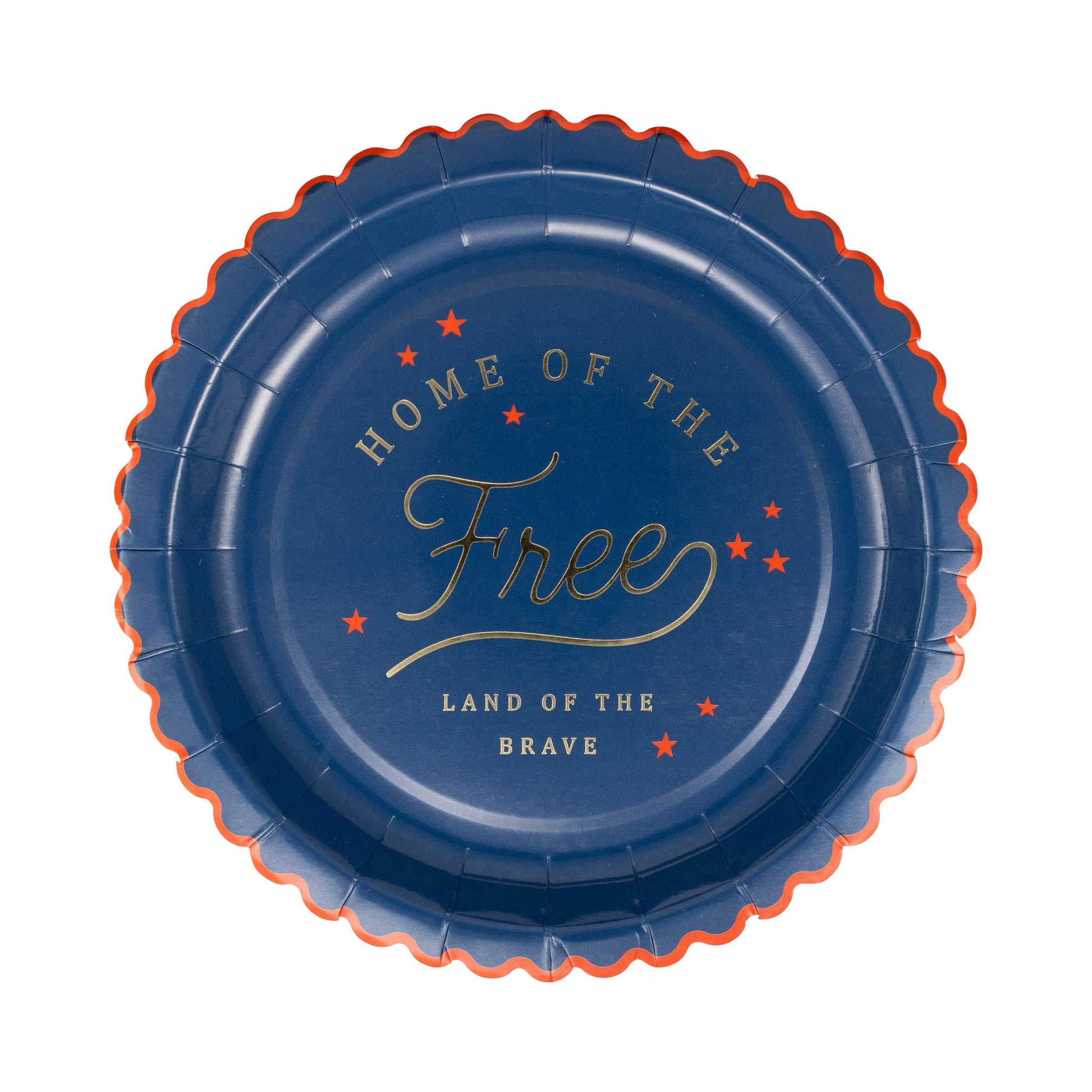 Home of the Free 9" Paper Plate
