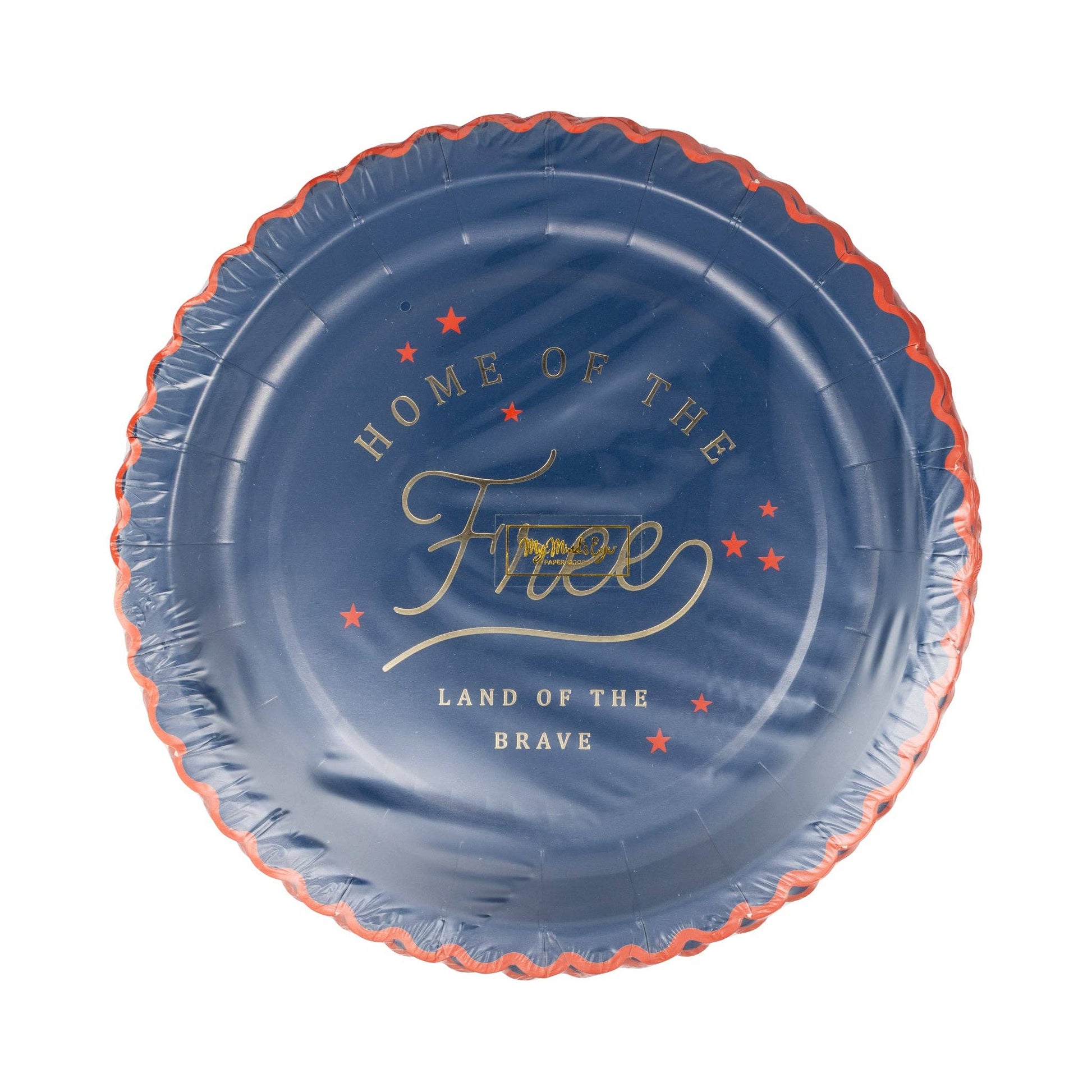 Home of the Free 9" Paper Plate