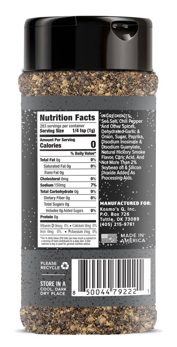 Kosmos - Double Pepper COARSE Cow Cover Seasoning