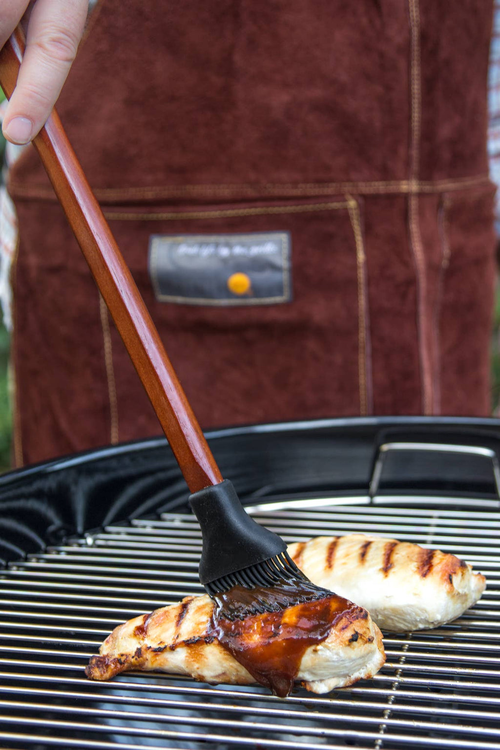 Outset Rosewood Basting Brush with Removable Bristles, 16"