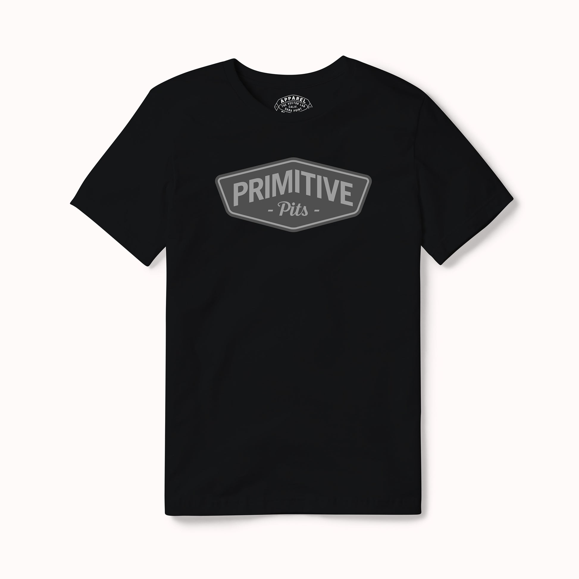 Primitive Pits Grey Logo Tee