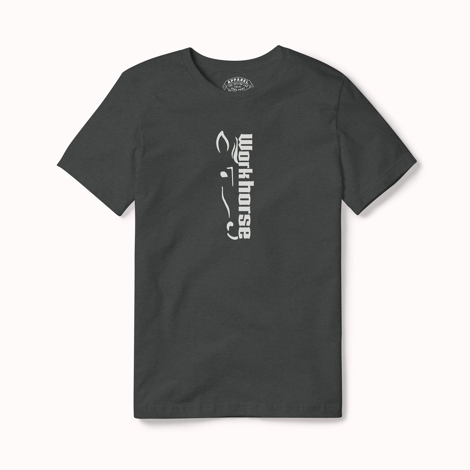 Workhorse Pits Vertical Logo Grey Tee