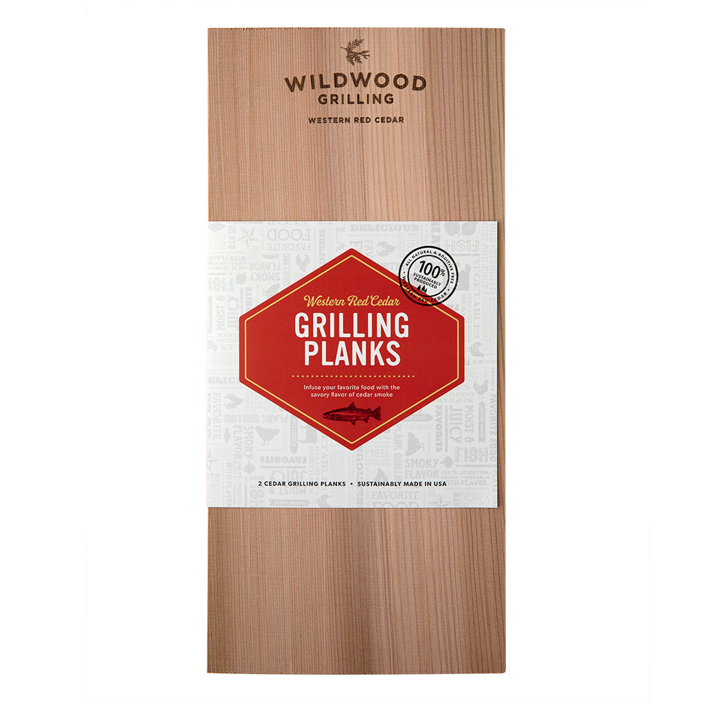 Wildwood Grilling 15x7" Western Red Cedar Plank 2PK