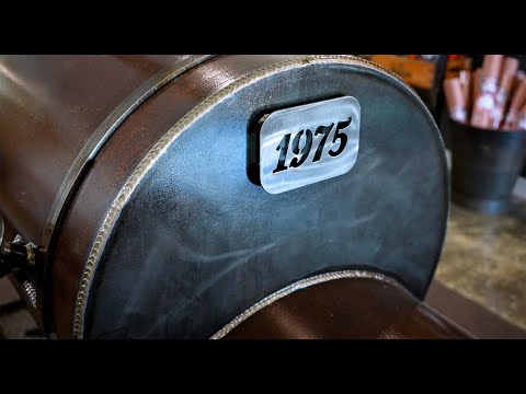 1975 Offset Smoker from Workhorse Pits